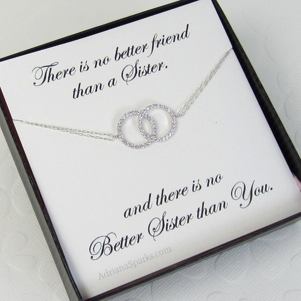 Infinity Bracelet Set of 2,eternity bracelet, circle bracelet,  Best Friend Bracelet, Love Circle Bracelet, Sister card