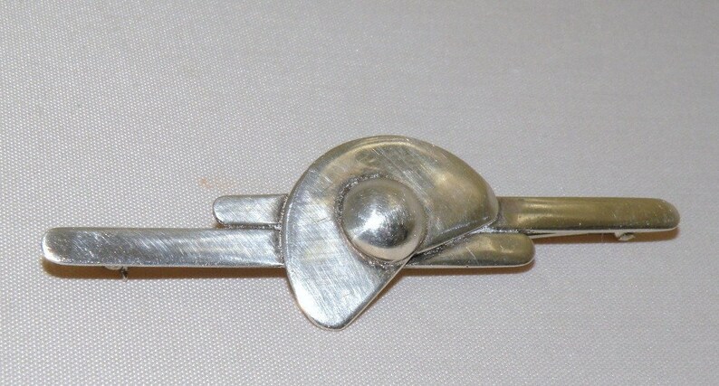 Modern Design Silver Brooch