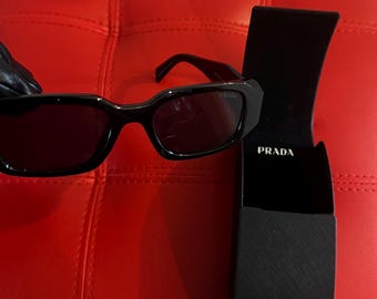 Prada glasses spr 17w-f black/grey gradient unisex