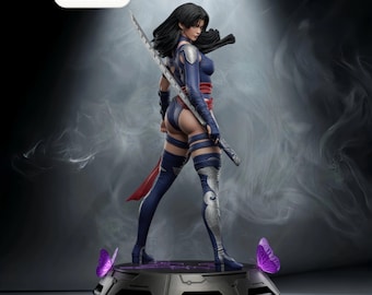 Marvel – Psylocke | Psionic Dominion STL Statue | 3D Print Model | Digital STL File