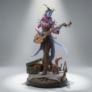 Alfira Baldurs Gate 3 3D STL File, Figurine for 3D Printing