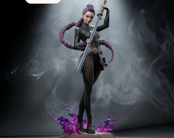 K-Pop Demon Hunters – Rumi | Stagefire Slayer STL Statue | 3D Print Model | Digital STL File