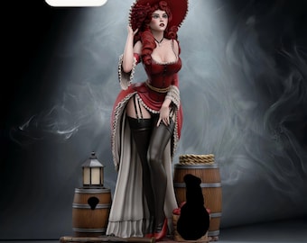 Pirates of the Caribbean – Redd | Crimson Corsair Fury STL Statue | 3D Print Model | Digital STL File