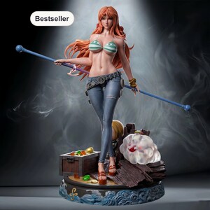 Navigatore Arancione / Avventuriero della Mappa del Tesoro / Statua da esposizione / File STL per la stampa 3D