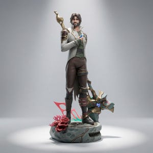 Jayce Arcane 3D STL File, Figurine for 3D Printing