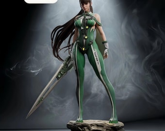 Stellar Blade – Eve | Neon Dominion STL Statue | 3D Print Model | Digital STL File