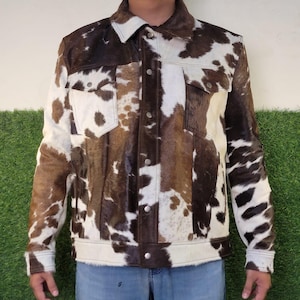 Chaqueta de cuero de motociclista, abrigo abotonado, corte holgado, moda atrevida, atuendo básico, estilo rebelde, look de marca, regalo de cumpleaños para hombres.