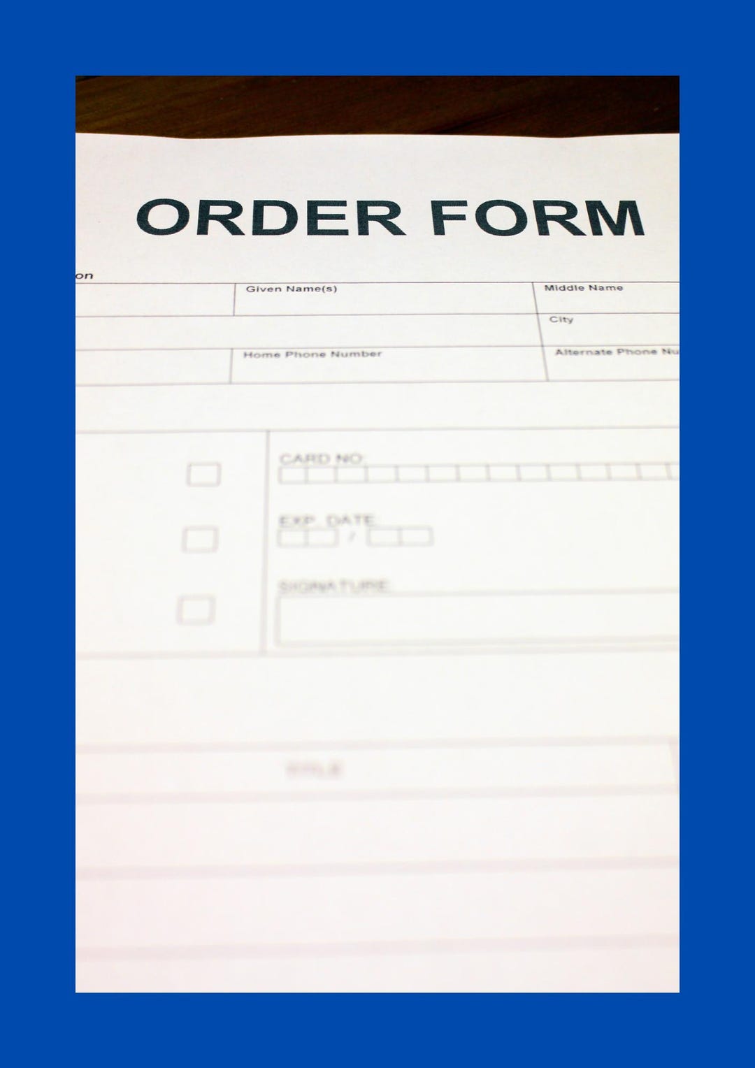 Boutique Order Form Template | Editable Canva Business Form (digital ...