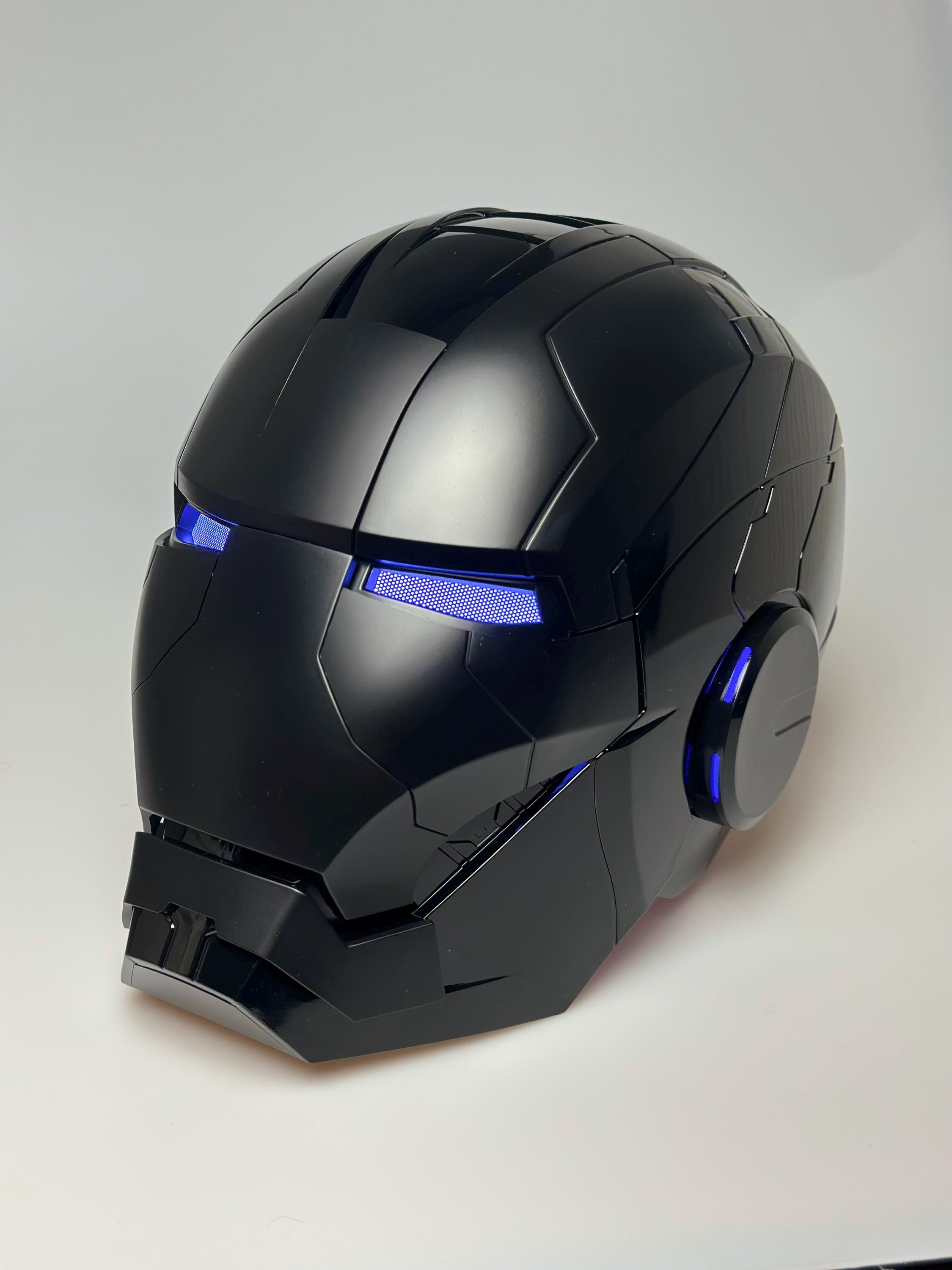 blue iron man helmet Iron Man Helmet Mk5