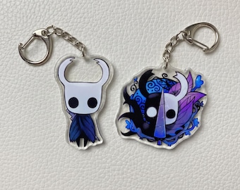 Hollow Knight Acryl-Schlüsselanhänger, Spark of Rebirth Fan-Art, Kleiner Dirigent & Zauber der Dualität, handgefertigtes Merchandise, Geschenk für Gamer
