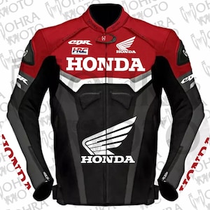 HONON CBR 1.3 MM Rindsleder Motorradjacke Unisex Motorradjacke