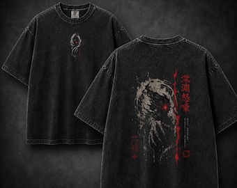 Horror Gym Shirt, Dark Monster Graphic Tee, Vintage Washed Comfort Colors 1717