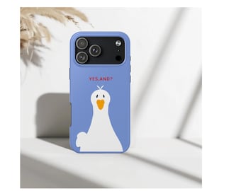 Tak, i co? Etui na telefon z gęsią, zabawne etui na telefon z gęsią, urocze etui na iPhone'a z memem