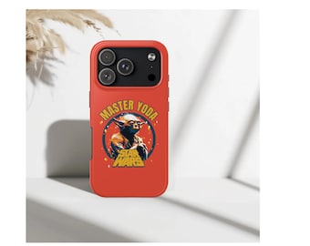 Etui na telefon Mistrz Yoda | Wytrzymałe etui na telefon Star Wars, etui na iPhone'a inspirowane Yodą, estetyczne etui Jedi, prezent dla fana science fiction