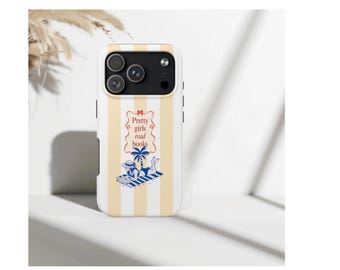 Etui na telefon z motywem „Piękne dziewczyny czytają książki”, letnie etui na telefon z motywem „Piękne dziewczyny czytają książki”, estetyczne etui na iPhone'a dla miłośników książek, miękkie etui z motywem „Dziewczyna czytająca”