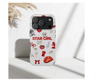 Etui na telefon Star Girl, estetyczne etui na iPhone'a w gwiazdki, dziewczęce etui na telefon