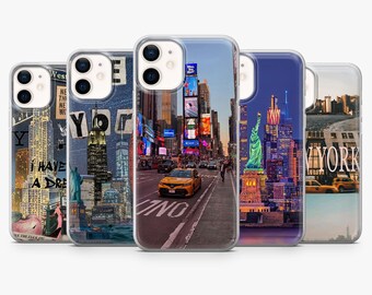 New York Phone Case USA NYC Statue Cover for iPhone 17Pro, 16, 15, 14, 13, 12, 11, Samsung S26, S25, S24, S23Fe, A16, A56, Pixel 10, 9Pro, 8