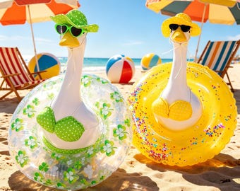 23 inch porch goose raincoat outfit, goose clothes costume, waterproof goose outfit, garden goose decor, yard goose clothing set