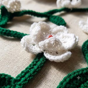 Bell Flower String Light Covers Crochet Pattern, Floral Garland PDF, Eelify Digital Download