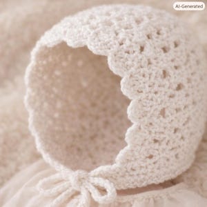 Easy Rudy Baby Bonnet Crochet Pattern: Beginner Friendly Infant Hood PDF Gift Design
