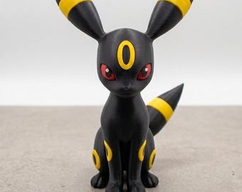 Noctali (Umbreon)pokemon 24cm – impression 3D – idée cadeau – déco geek