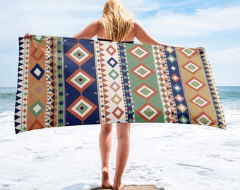 Ręcznik plażowy z brazylijskim wzorem