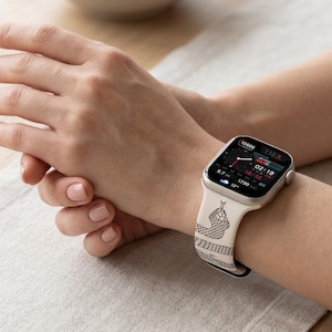 Correa de silicona con diseño de serpiente grabada para Apple Watch, correa deportiva texturizada (41 mm, 45 mm, 49 mm)