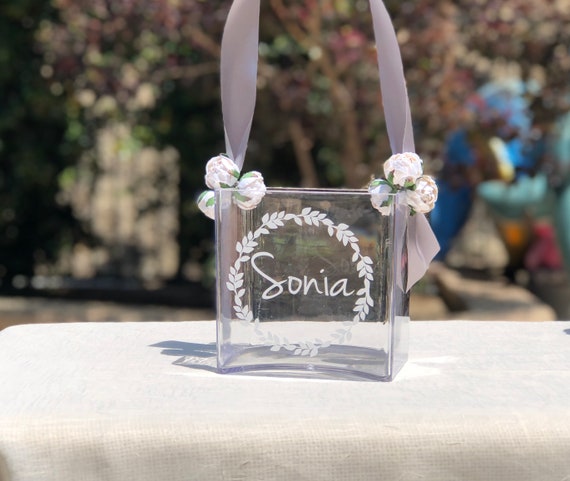 modern flower girl baskets