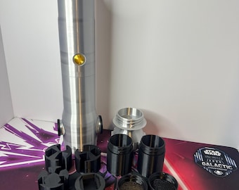 Ahsoka Tano Inspired Lightsaber Token Holder - 3D Printed Storage for Star Wars: Unlimited TCG - Saber Sheath Original