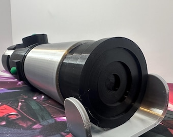 Yoda Inspired Lightsaber Playmat Tube - 3D Printed Saber Sheath for TCG & Star Wars: Unlimited