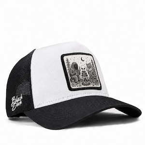 Alien Book Club Patch Hat, Cryptid Reading Trucker Baseball Cap