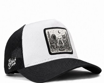 Casquette de baseball à écusson Alien Book Club, style camionneur, avec patch Cryptide Book Club