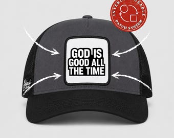 Casquette Dieu est bon tout le temps, casquette de camionneur et casquette de baseball chrétienne, casquette amovible basée sur la foi
