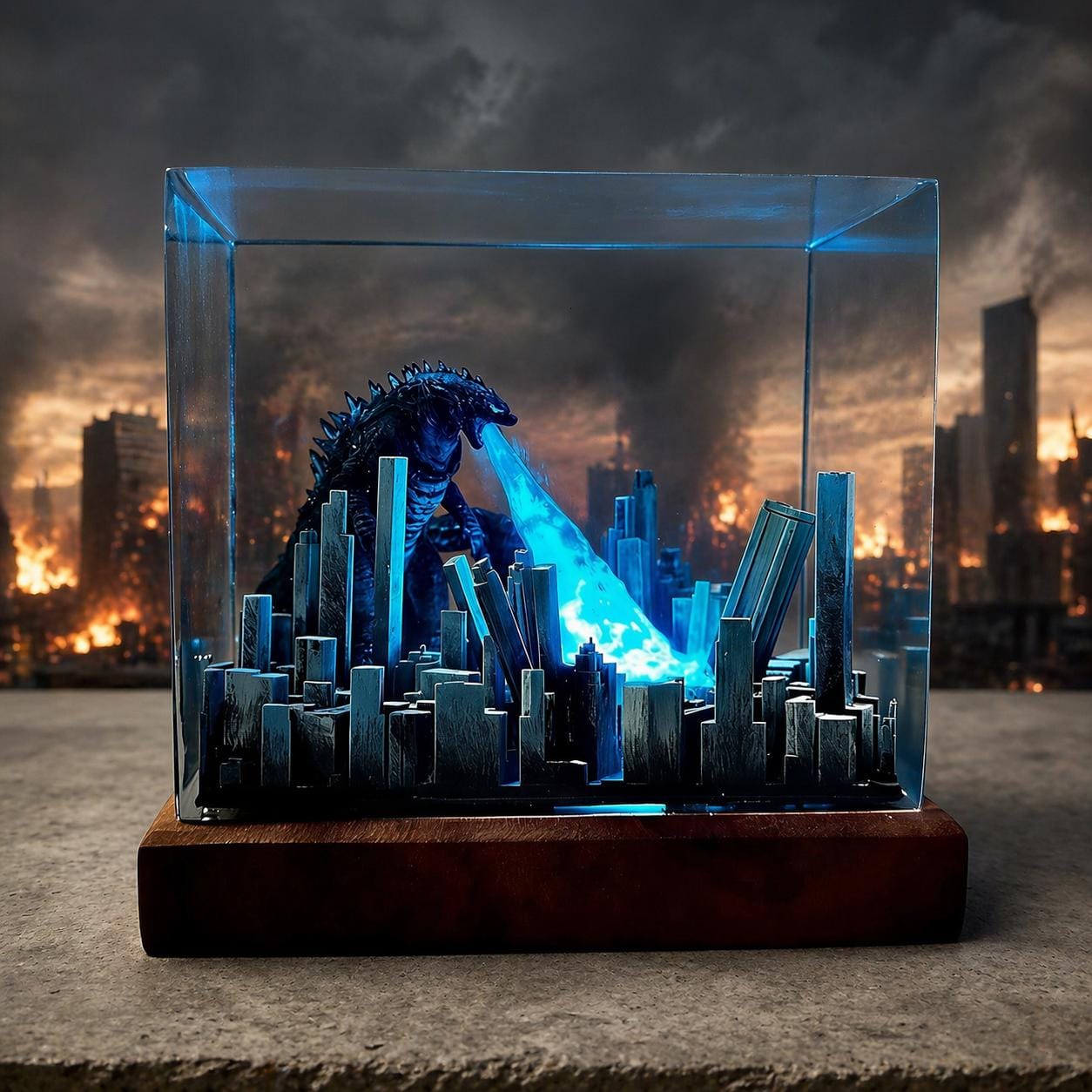 Godzilla night lamp - Etsy 日本