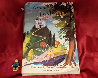 Grimms Fairy Tales Illustrated by Janusz Grabianski First Edition 1962