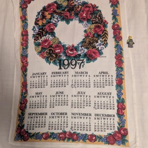 1997 Calendar - Etsy