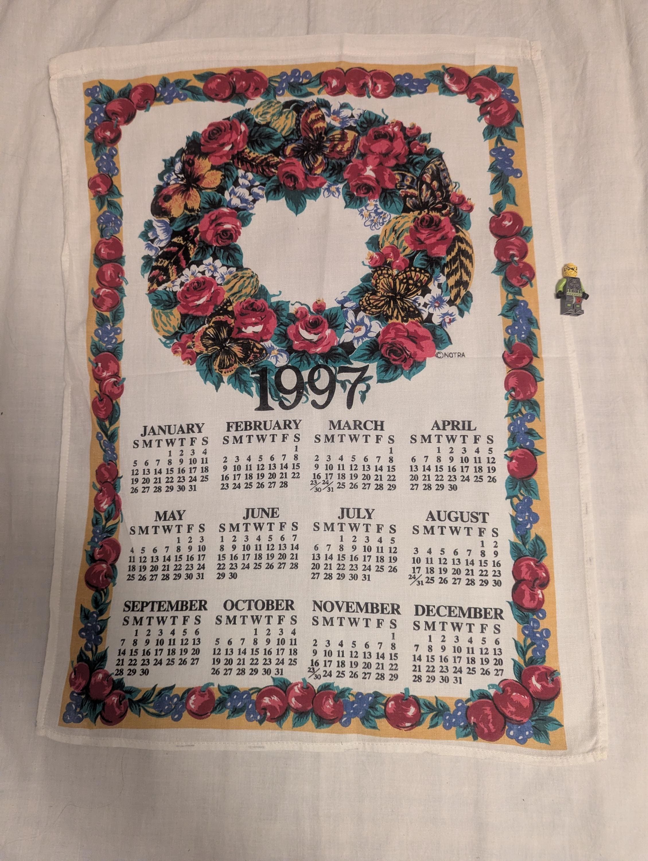 1997 Wall Calendar - Etsy