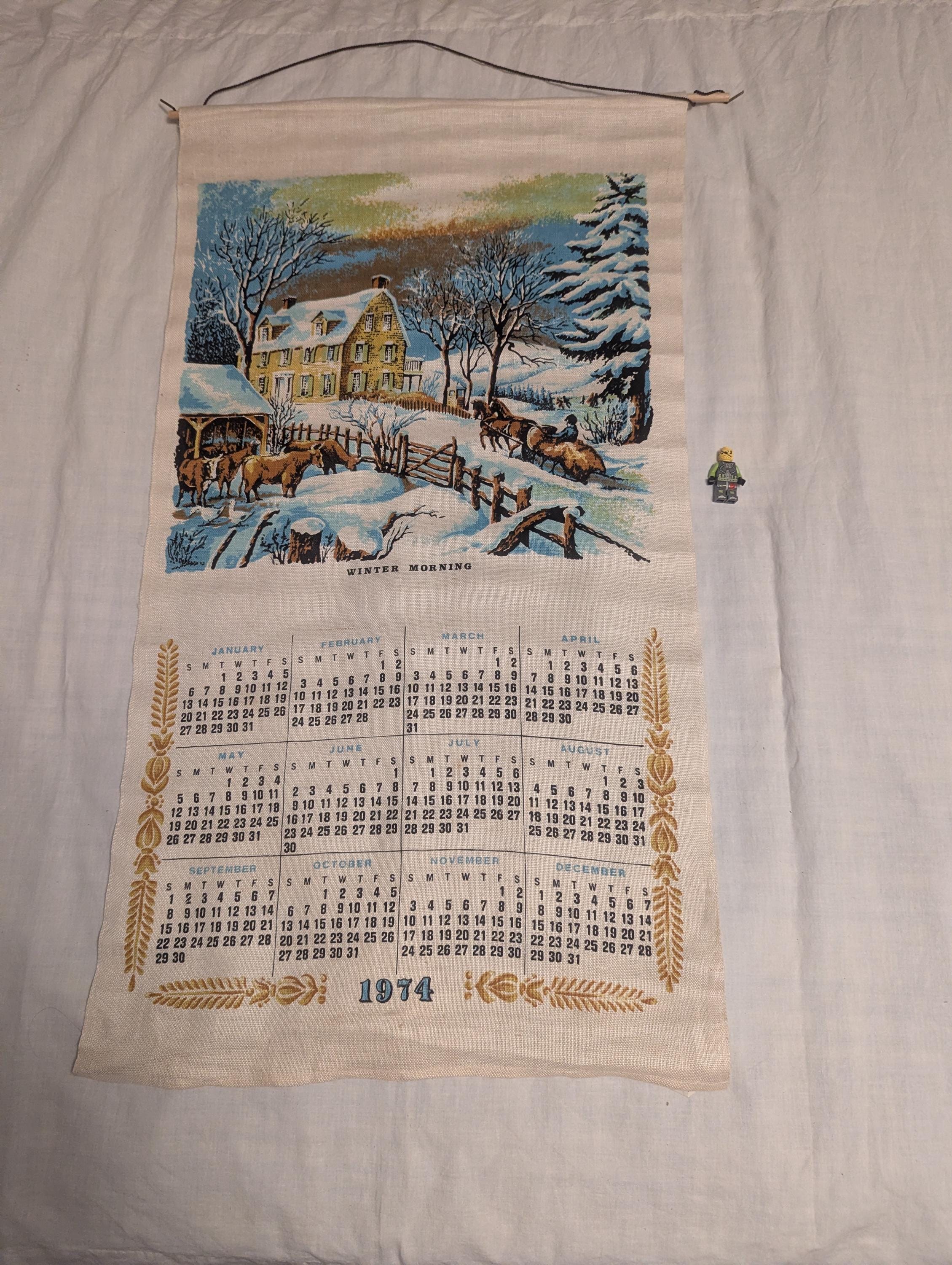 Vintage Calendar 1940s - Etsy