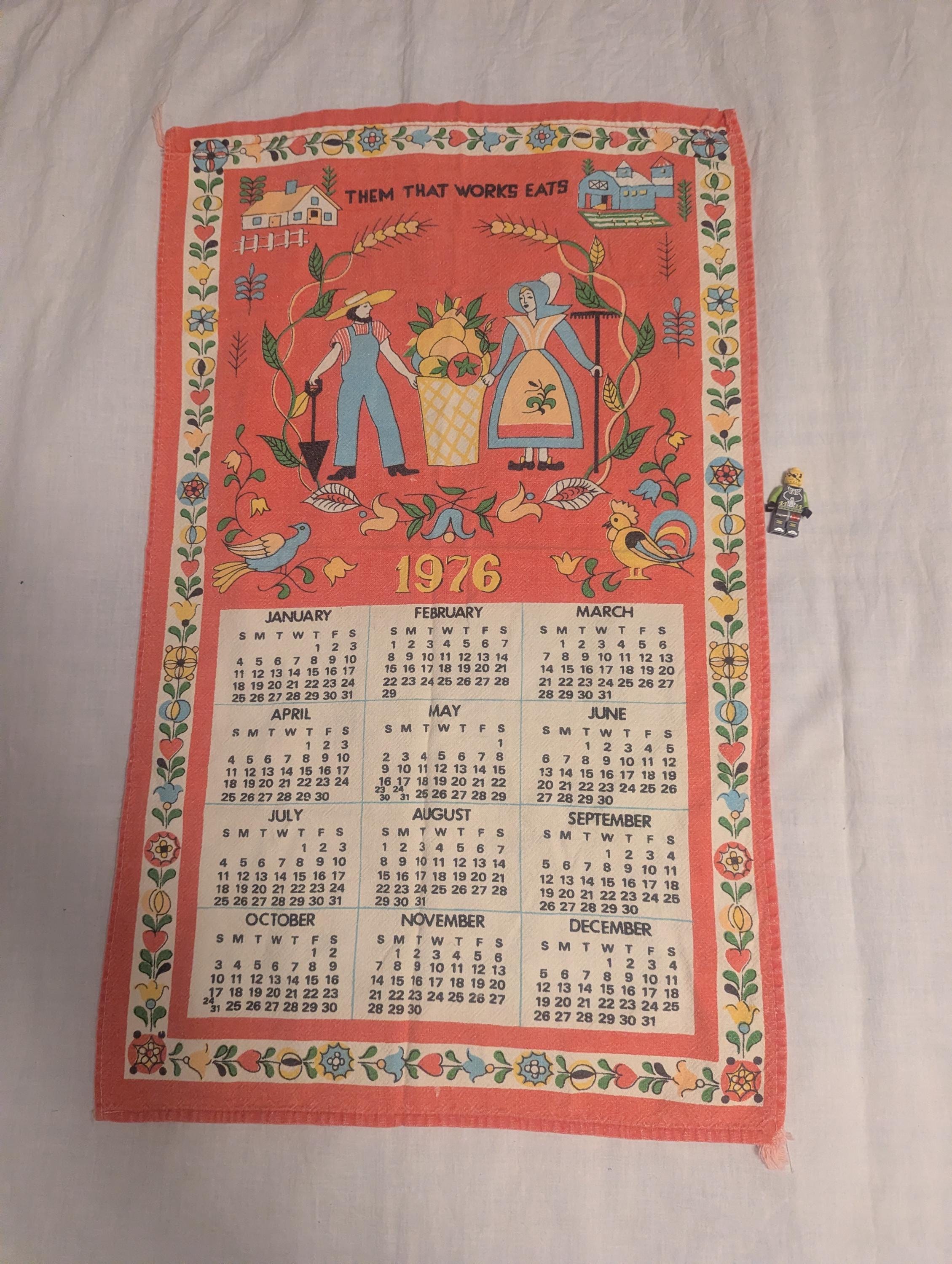 1976 Calendars - Etsy