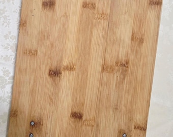Dragonscale handled bamboo charcuterie tray