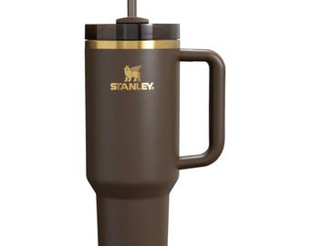 Stanley Quencher 40oz FlowState Tumbler Chocolate Gold – New Authentic