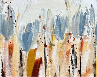 Süße Honigtulpen - Handbemalte Wandkunst (Digitaler Download)