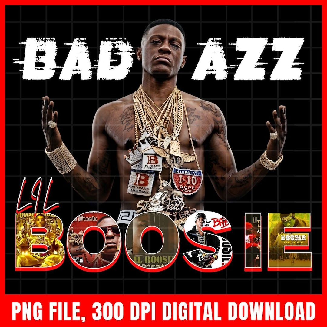 Lil Boosie PNG - Graphic Design - Digital Download - Etsy