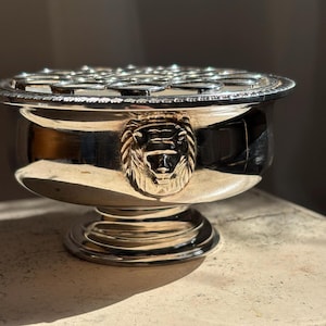 Silver Plated Rose Bowl - Etsy