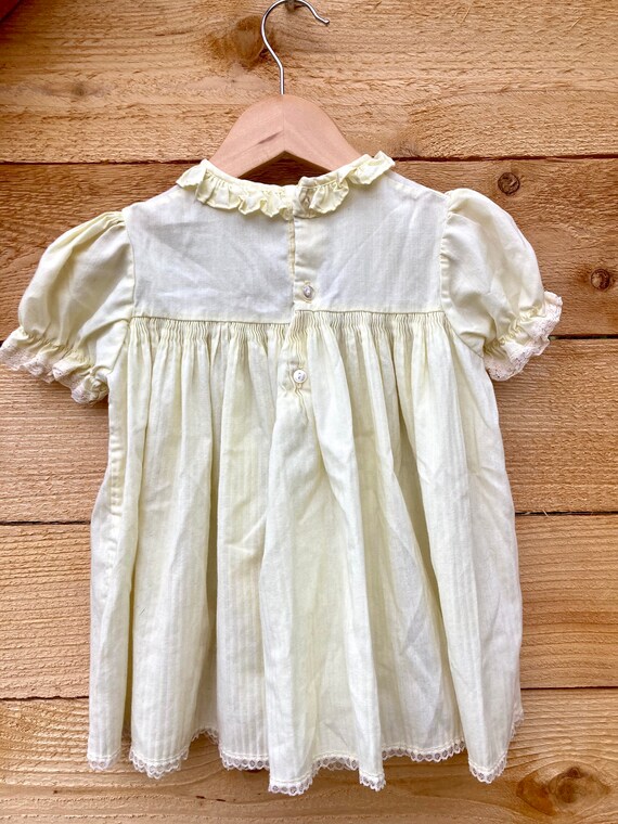 3T Vintage Babydoll dress, Embroidered - image 6