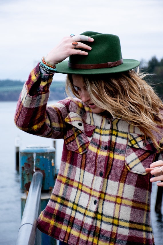 70’s Mackintosh SHERPA lined FLANNEL chore coat