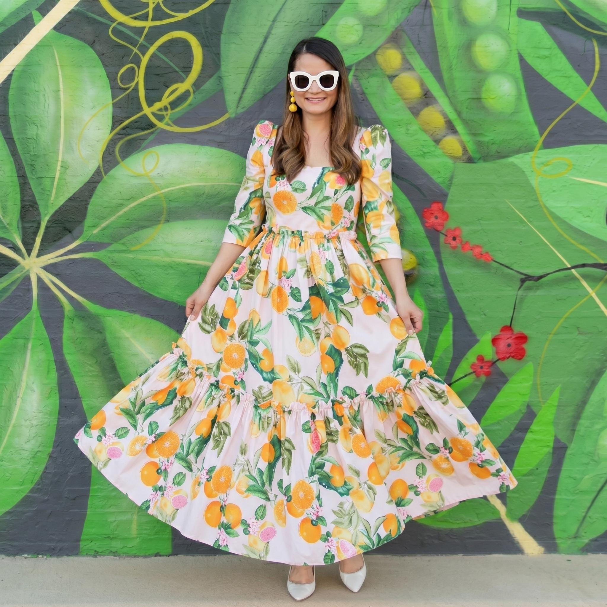 fitted lace wedding dress Brunch in Maui Floral Maxi Dress Thml Pink/Floral / XL main image 0