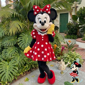 chinese dress ladies Disney Minnie Mouse Smocked Maxi Dress