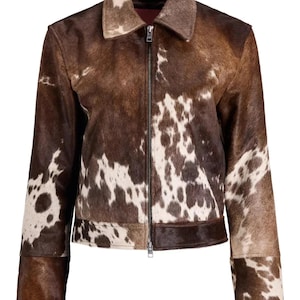 Cow Leather Jacket - Etsy