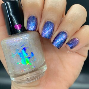 Room of Hidden Things custom handcrafted multi-chrome nail polish image 4